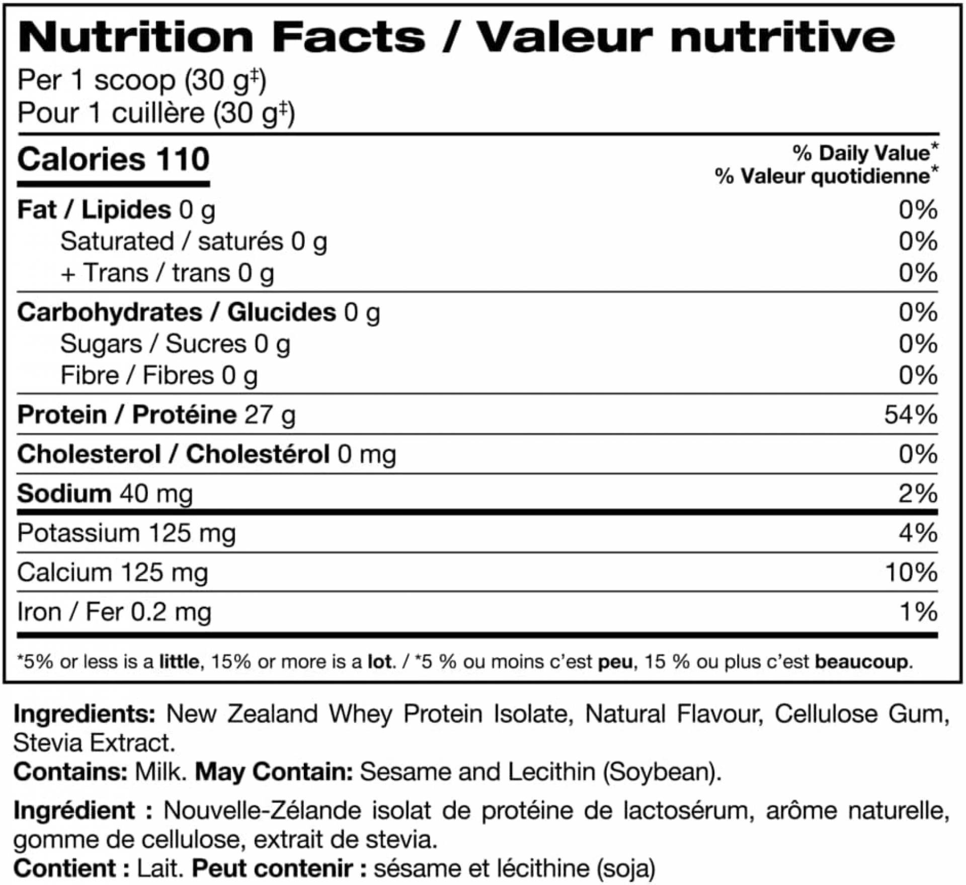 2lbs French Vanilla | New Zealand Whey Protein