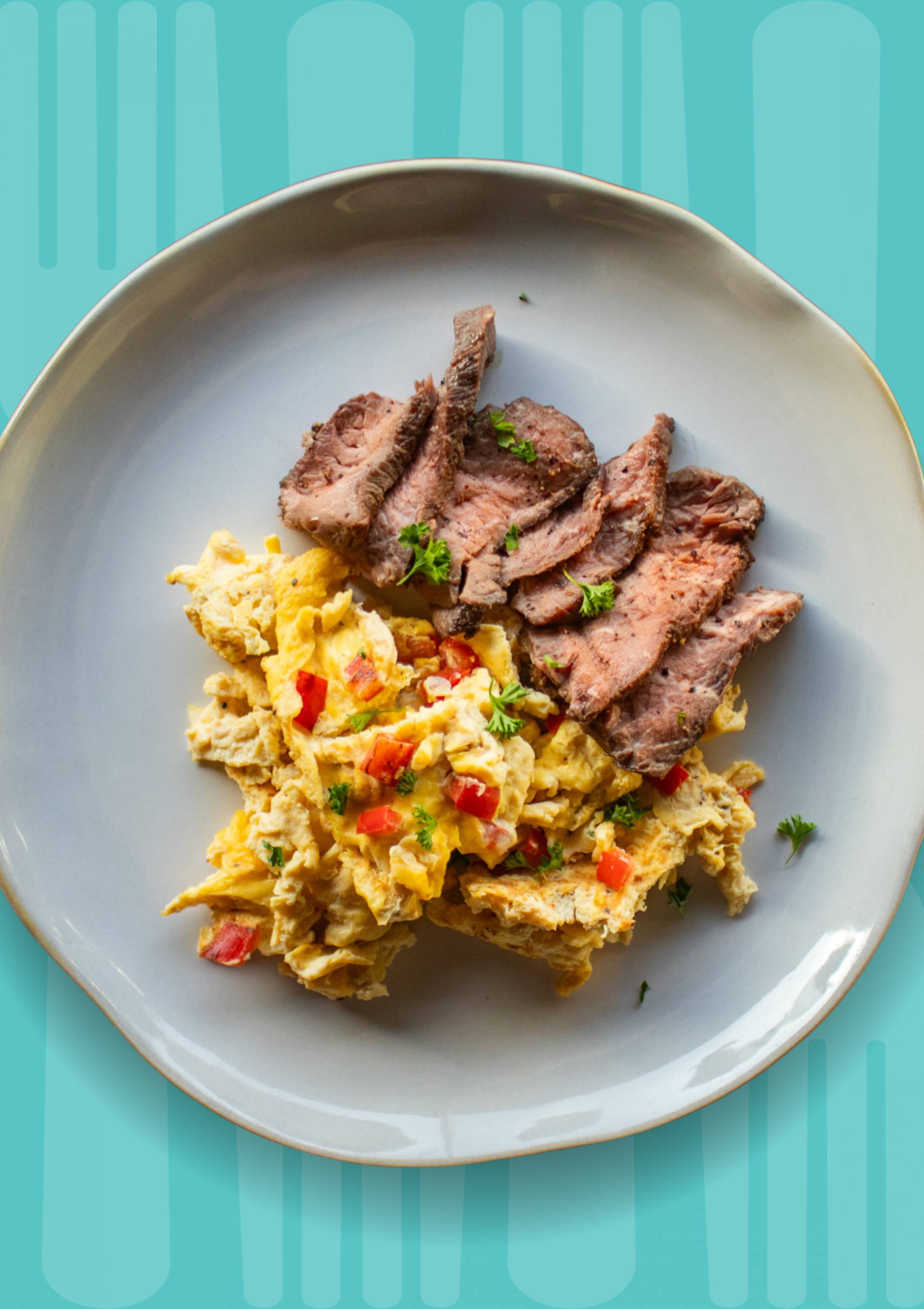 Sirloin & Scrambled Eggs