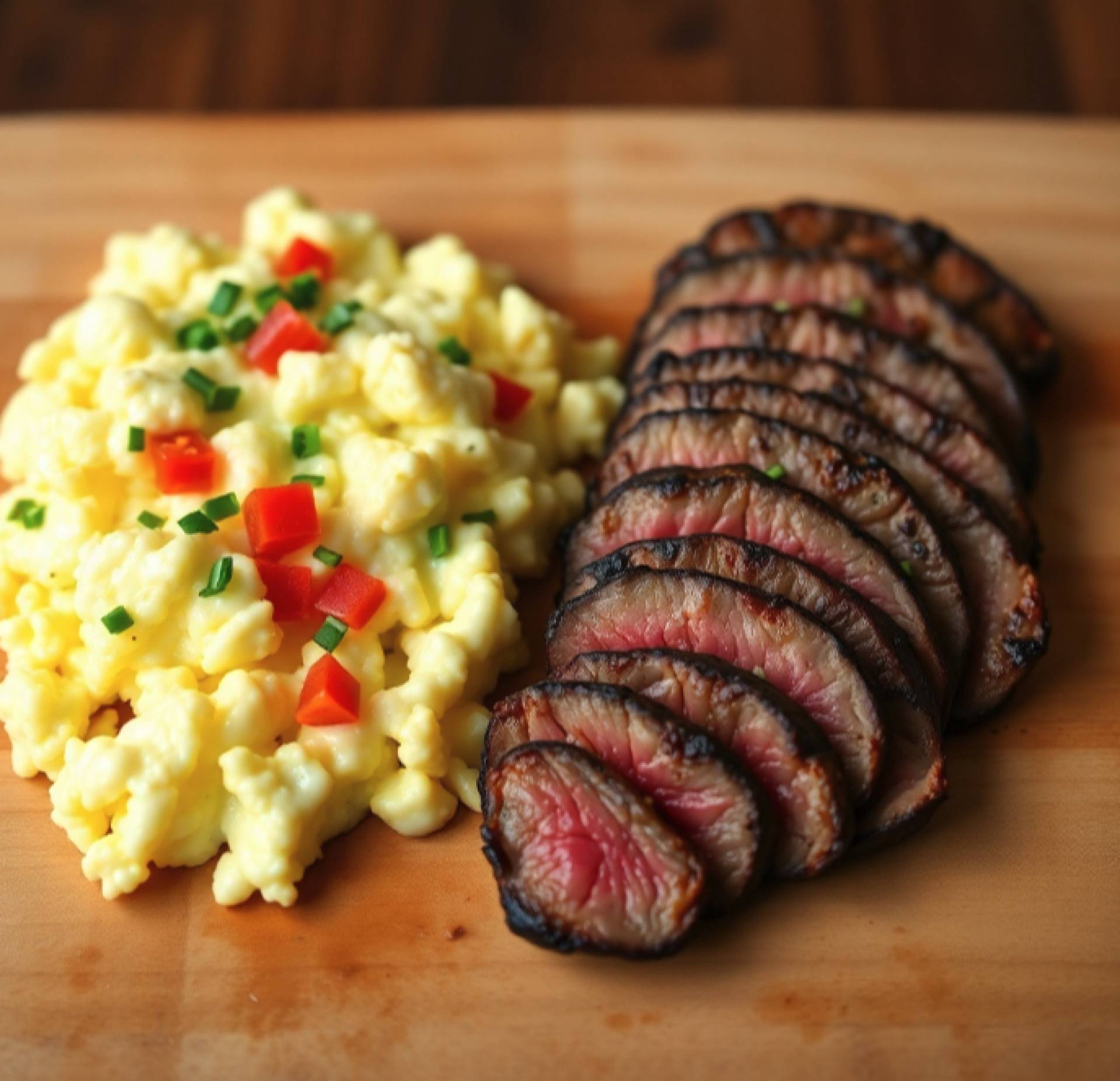 Sirloin & Scrambled Eggs