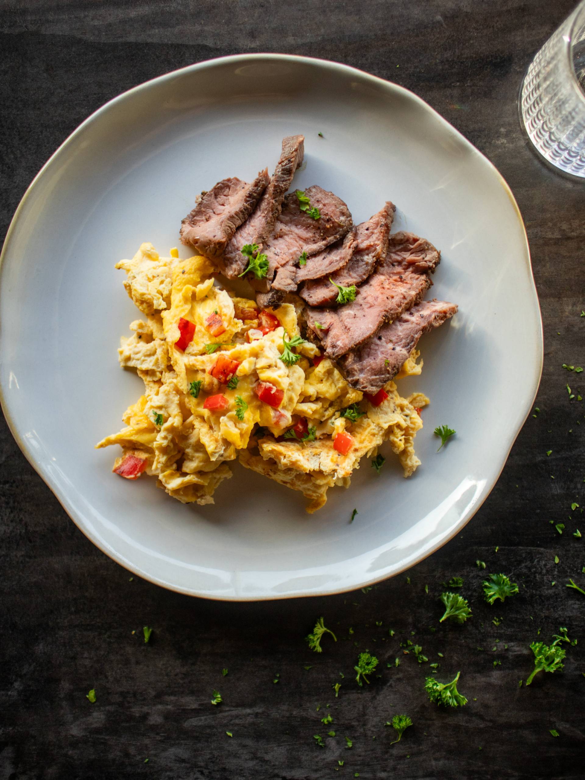 Sirloin & Scrambled Eggs