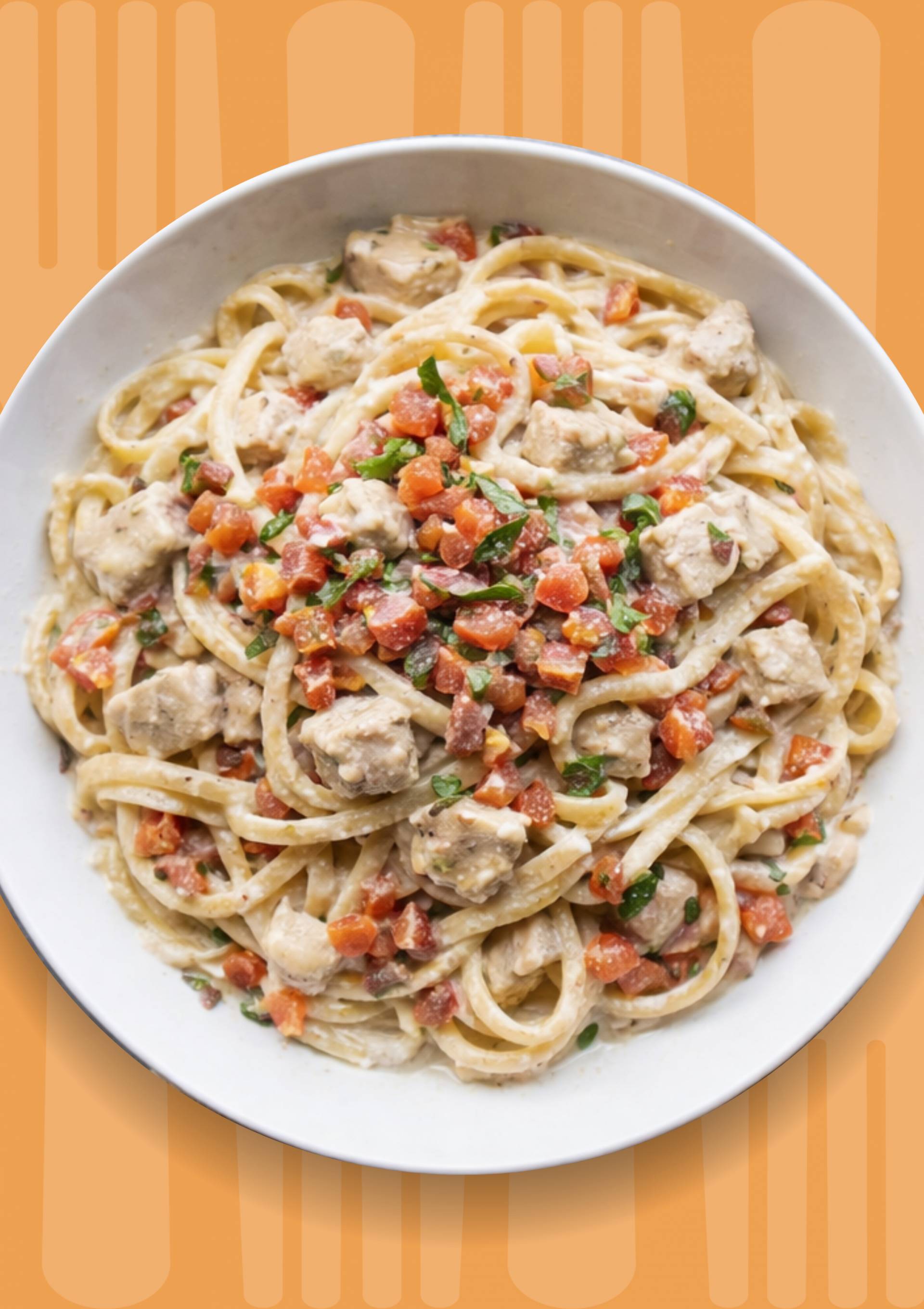 Bruschetta Chicken Fettuccine