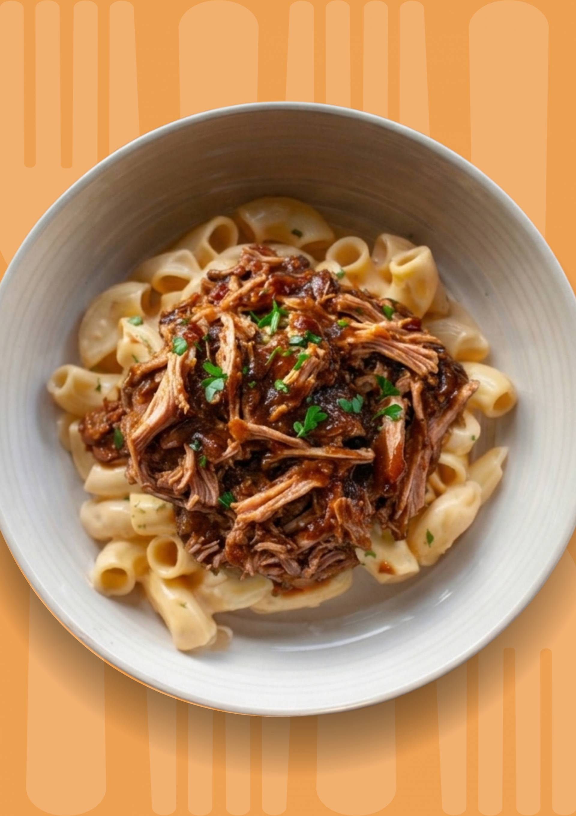 BBQ Pork Macaroni & Cheese