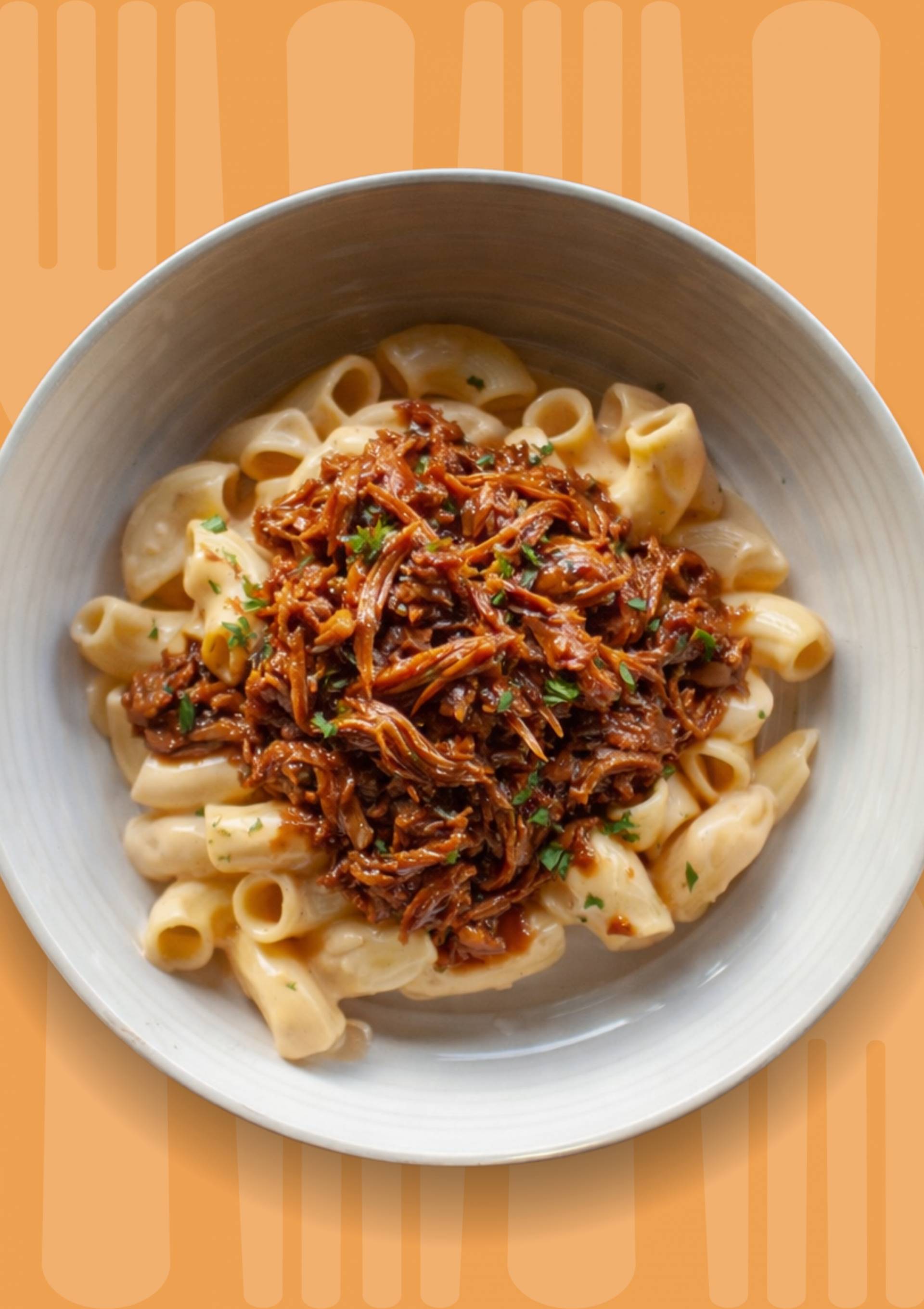 BBQ Pork Macaroni & Cheese