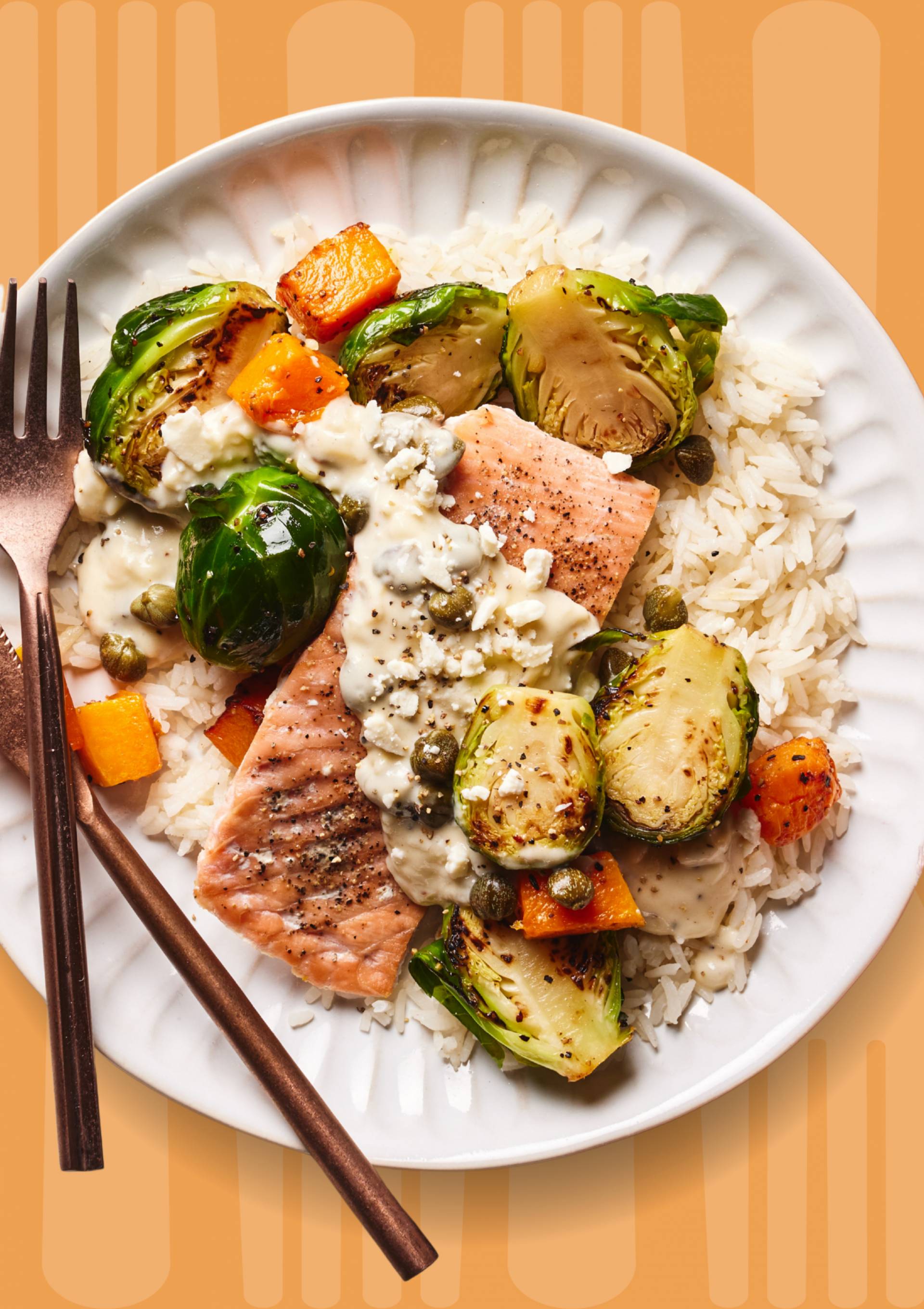 Feta Caper Salmon