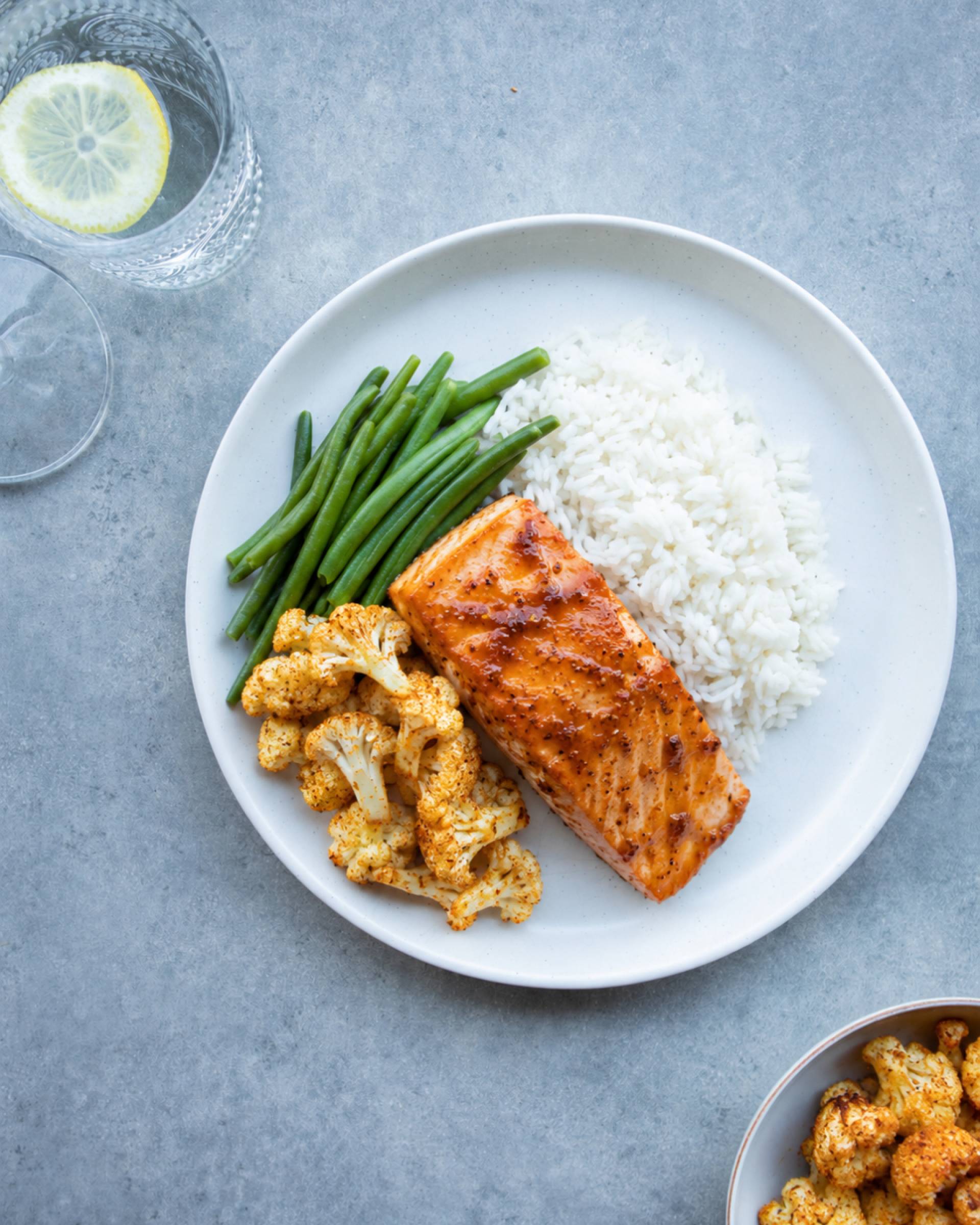 Mustard Maple Glazed Salmon