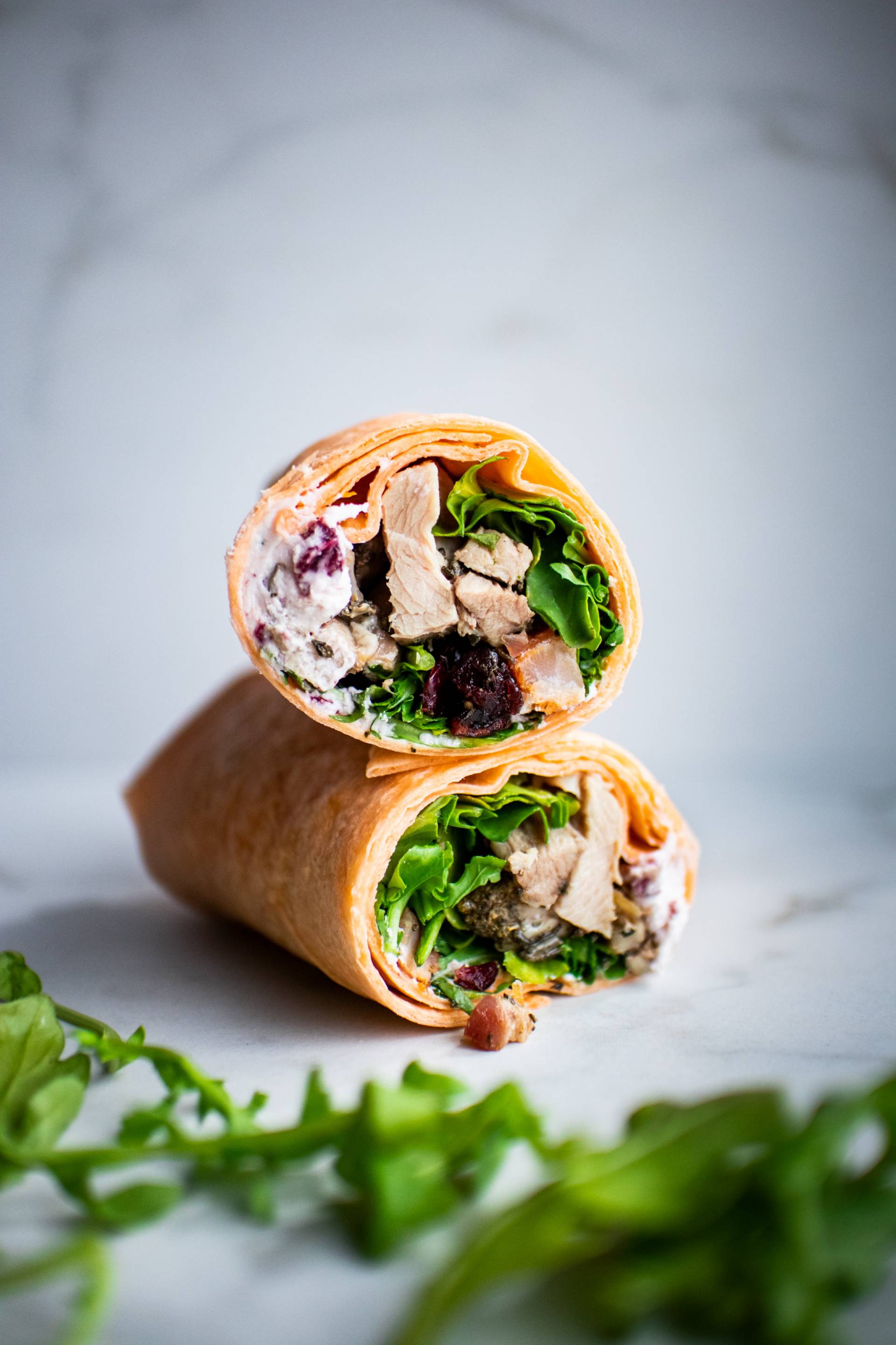 Turkey Cranberry Snack Wrap