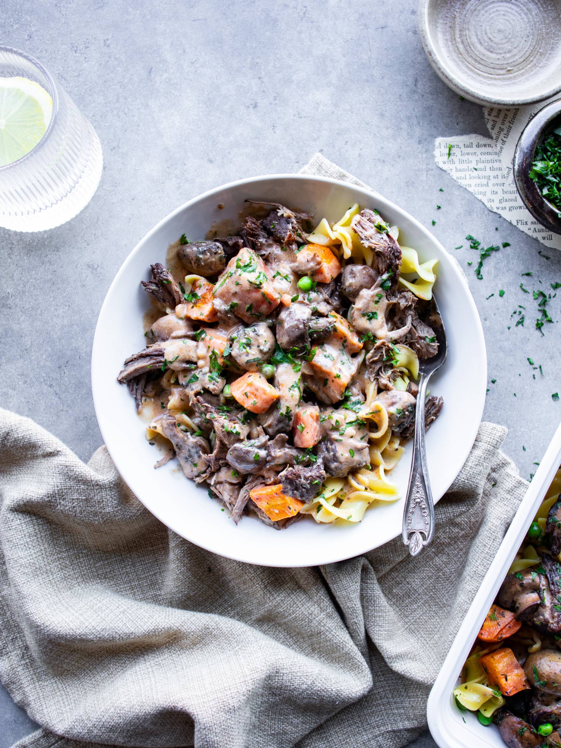 Short Rib Stroganoff