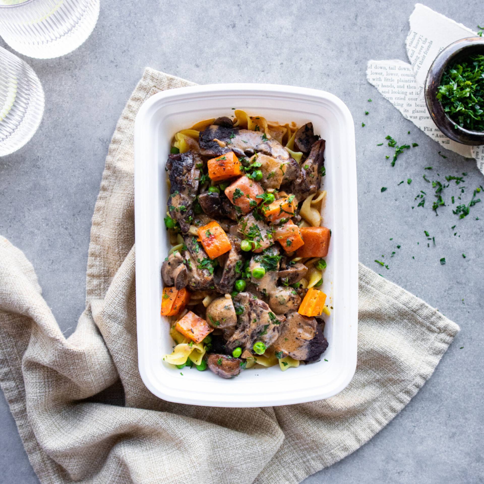 Short Rib Stroganoff