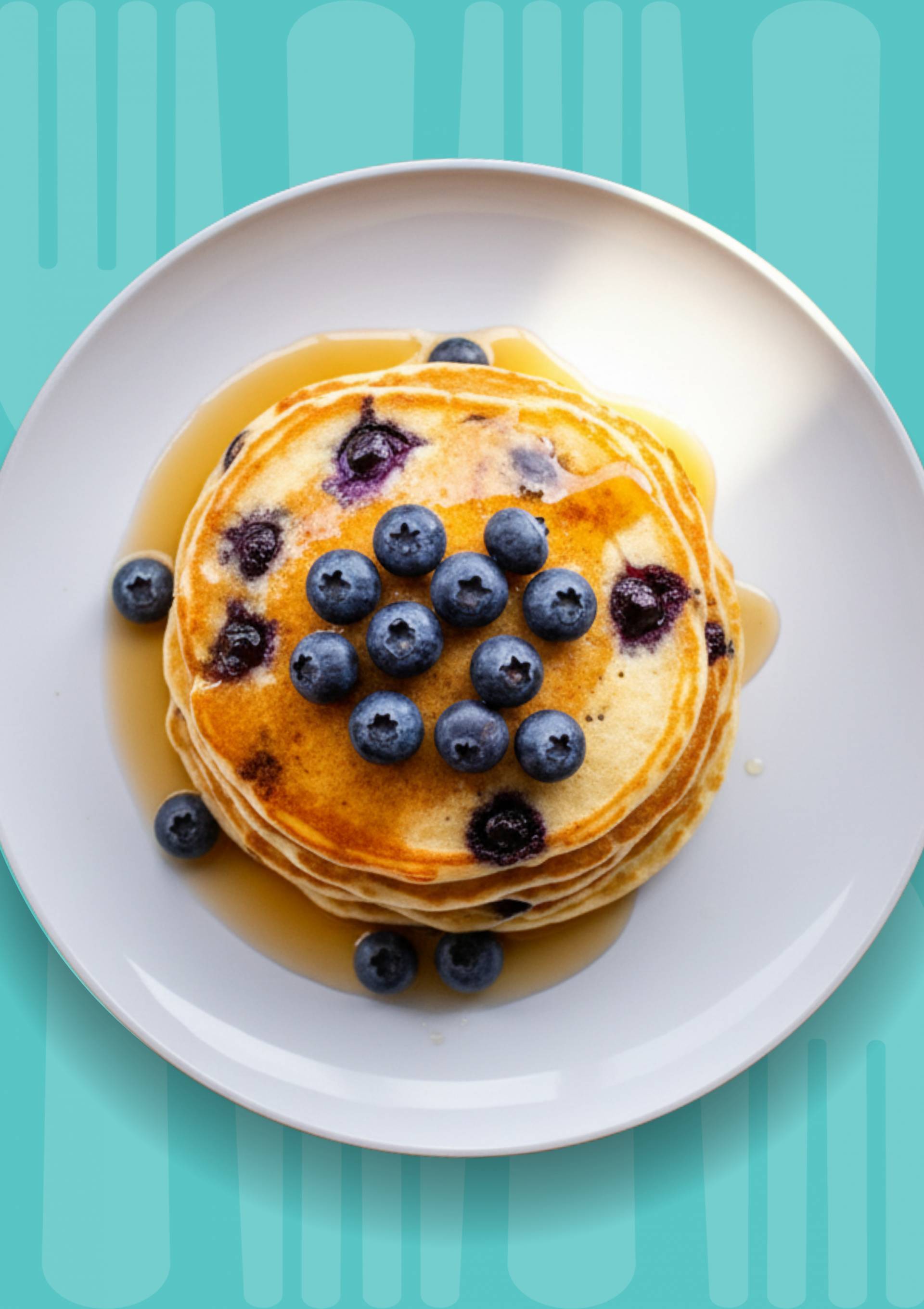 Blueberry Protein Pancakes