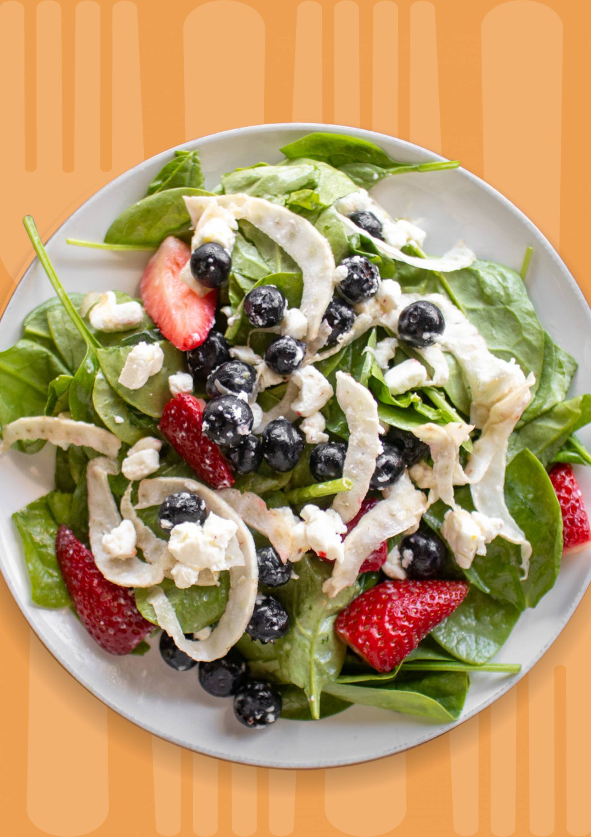 Fresh Berry Goat Cheese Salad