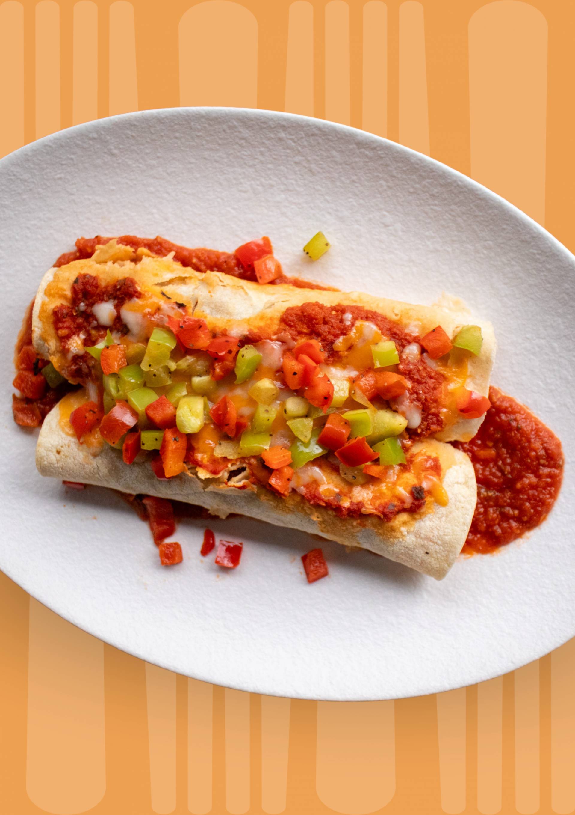 Double Cheese Beef Enchiladas