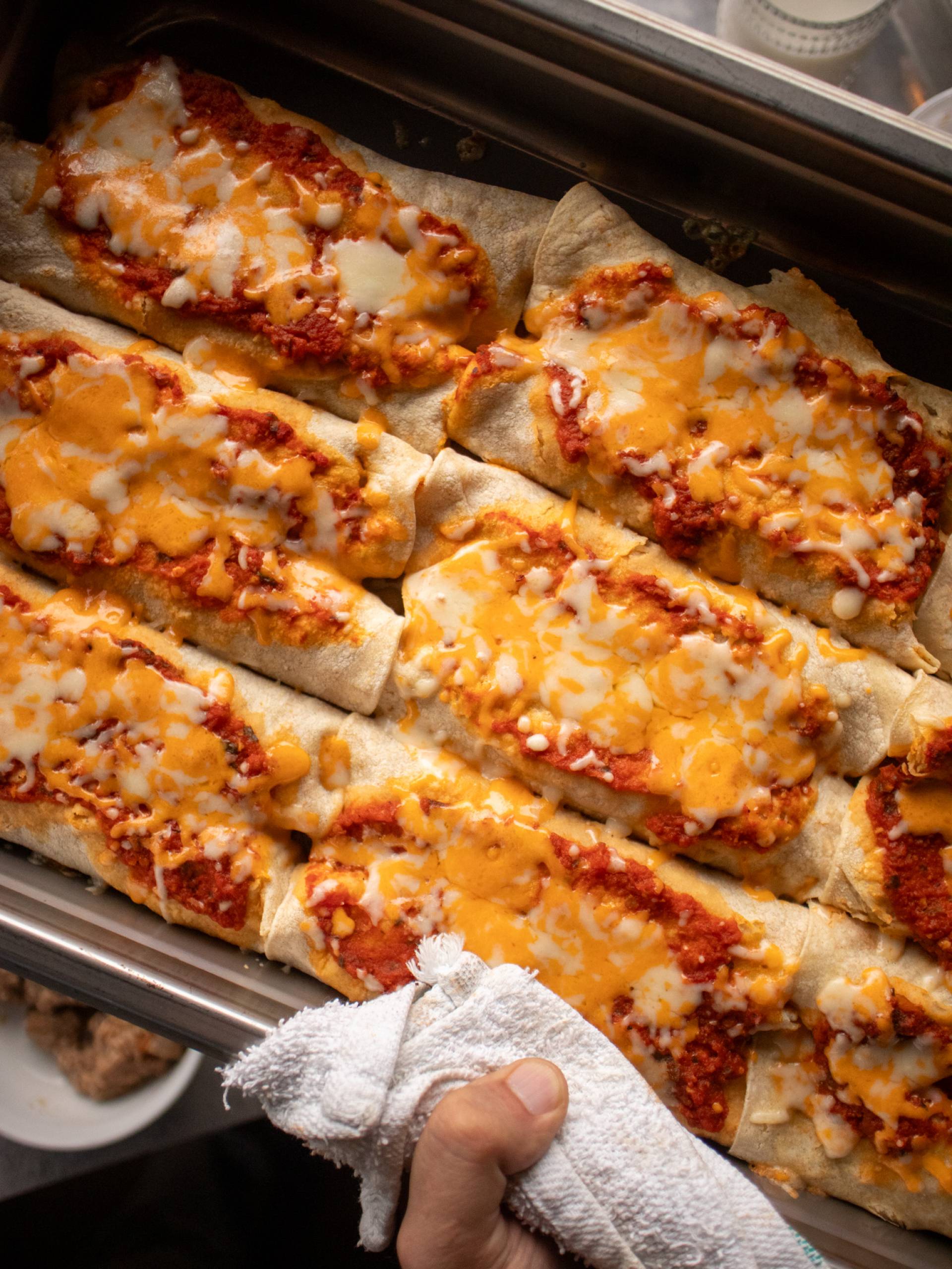 Double Cheese Beef Enchiladas