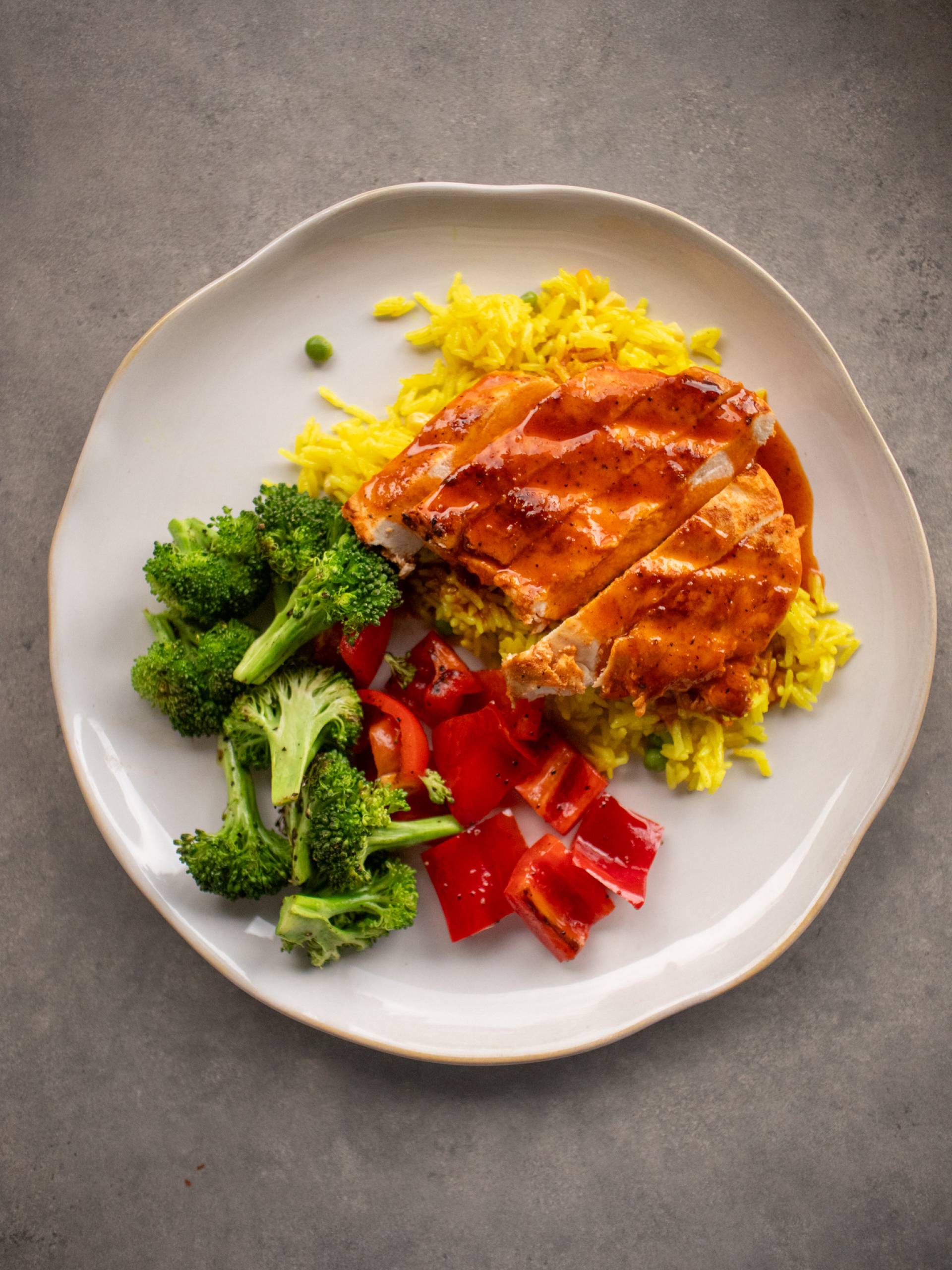 Honey Sriracha Chicken and Rice