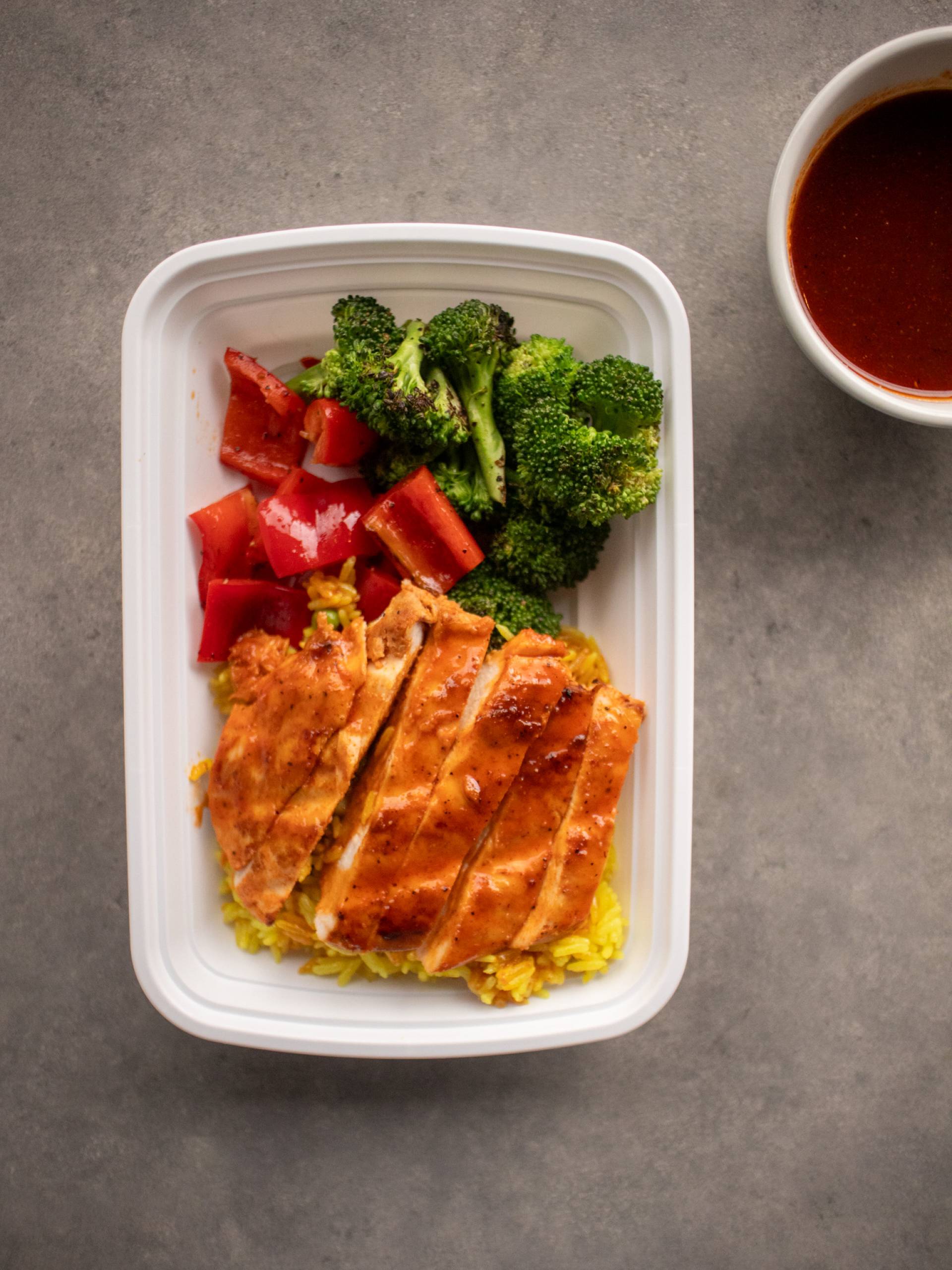 Honey Sriracha Chicken and Rice